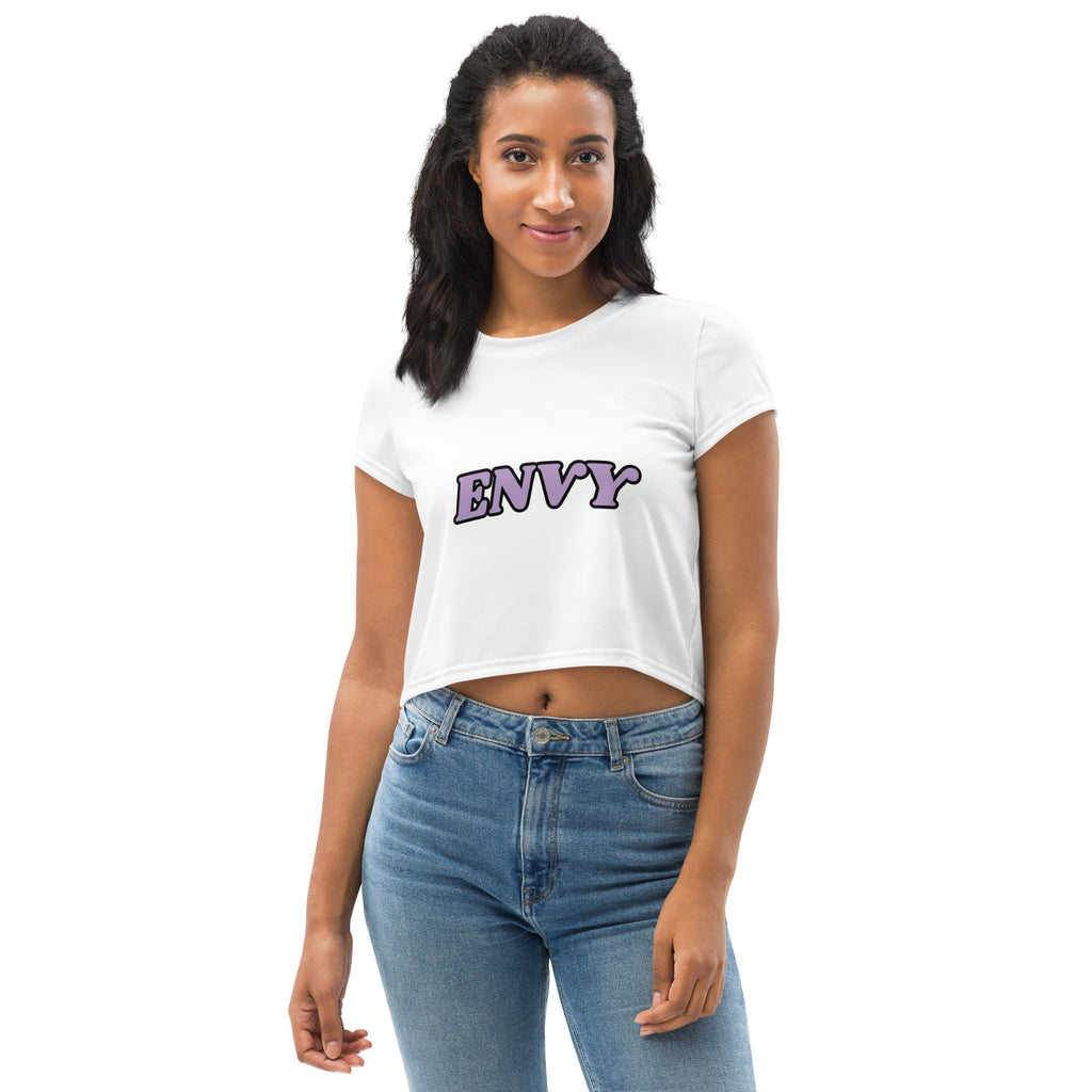 All-Over Print Crop Tee