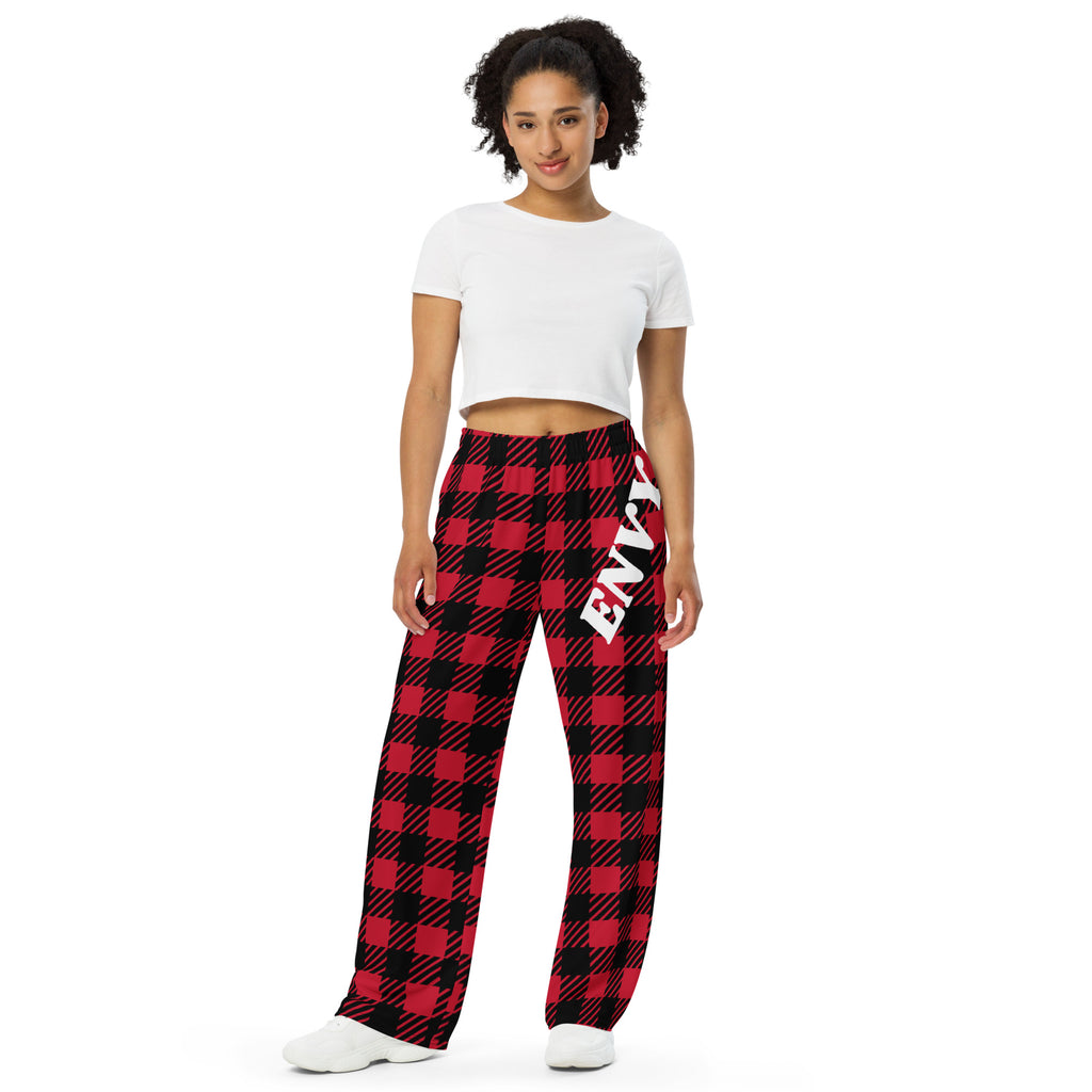 All-over print unisex wide-leg pants