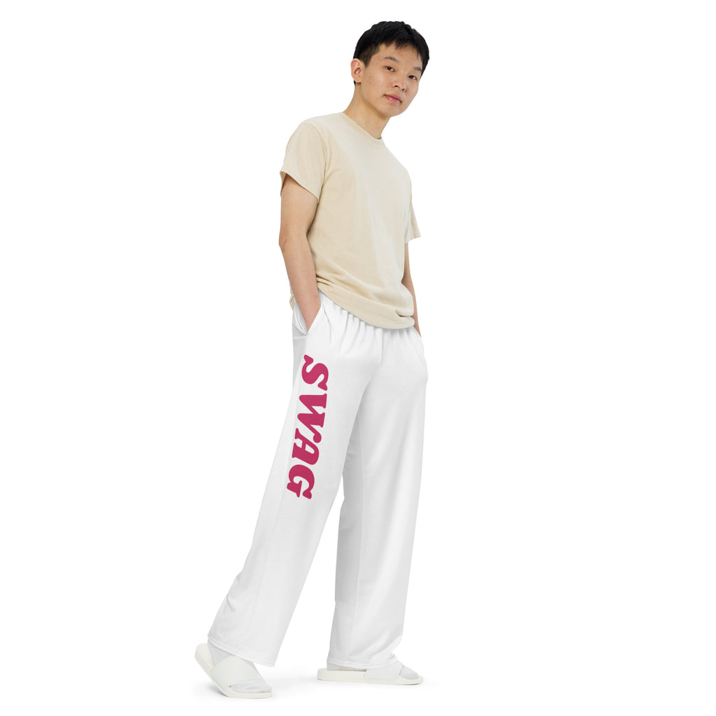 All-over print unisex wide-leg pants