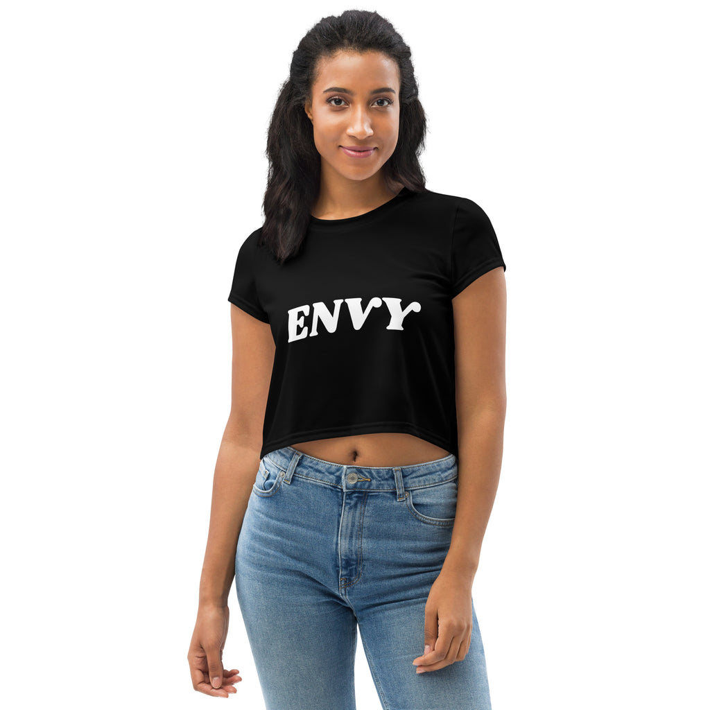 All-Over Print Crop Tee
