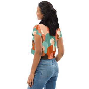 All-Over Print Crop Tee