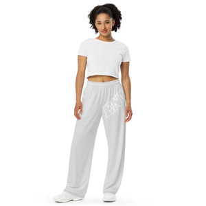 All-over print unisex wide-leg pants